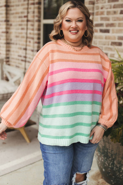 Ollie Ombré Stripe Sweater