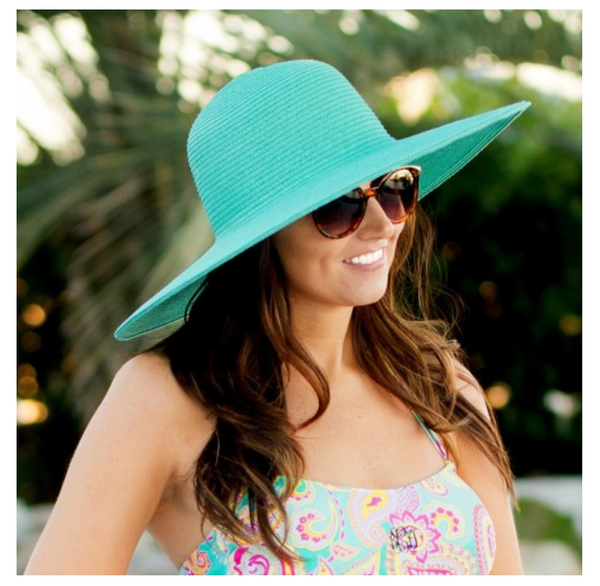 Monogrammed Floppy Sun Hat