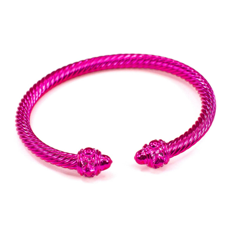 Callie Colored Twist Cable Cuff