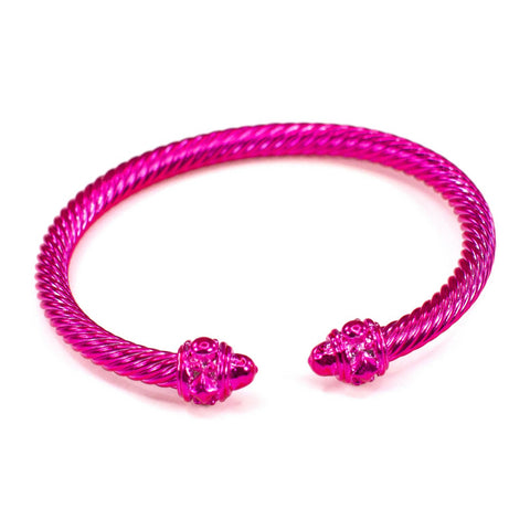 Callie Colored Twist Cable Cuff